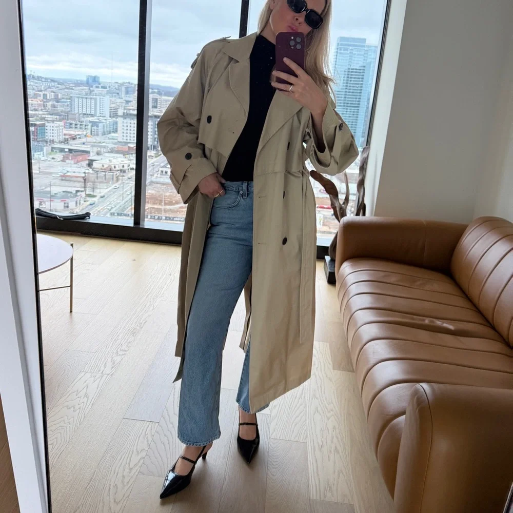 ZARA RUNWAY COLLECTION LIMITED EDITION TRENCH - Picture 2 of 2